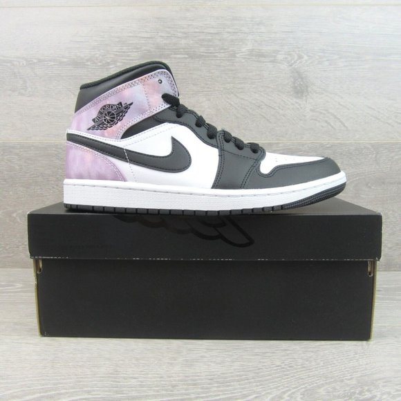 Air Jordan 1 Mid SE Zen Master Tie- Dye Sneakers Mens Size 9.5 NEW - Picture 2 of 15